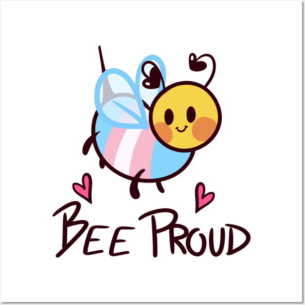 Bee Proud! (Trans) Wall Art by BefishProductions